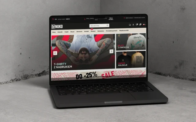 Nukowear - autorski projekt sklepu internetowego ShopGold